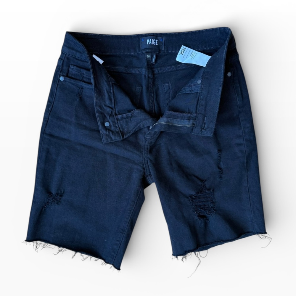 PAIGE Midnight Distressed Denim